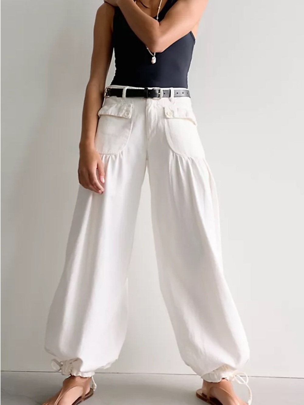 Lov Mor White balloon pants